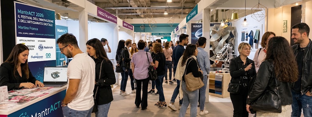 Pubblico e operatori in fiera